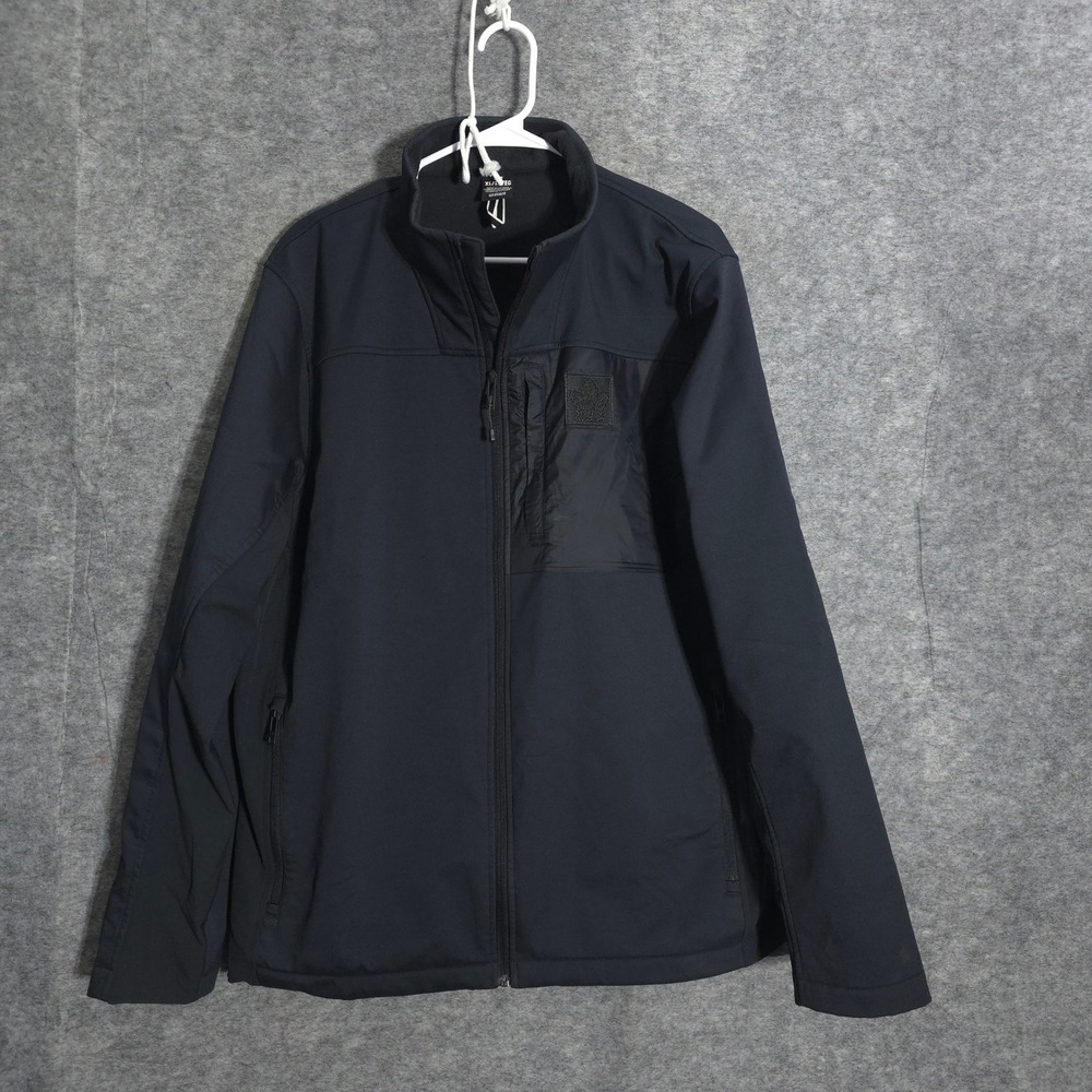 Under Armour Toronto Maple Leafs Jacket Men XL Black ColdGear Softshell Full Zip